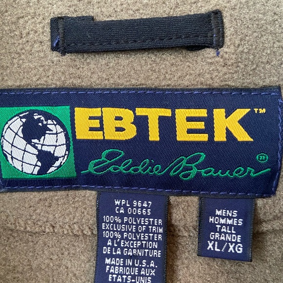 Eddie Bauer EBTEK Vest Mens Size XL Tall Vest in Taupe - Picture 6 of 9